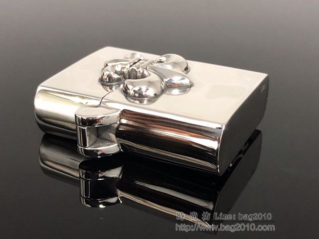 chrome hearts打火機 克羅心童軍花打火機 s925銀材質 克羅心打火機  gjc1606